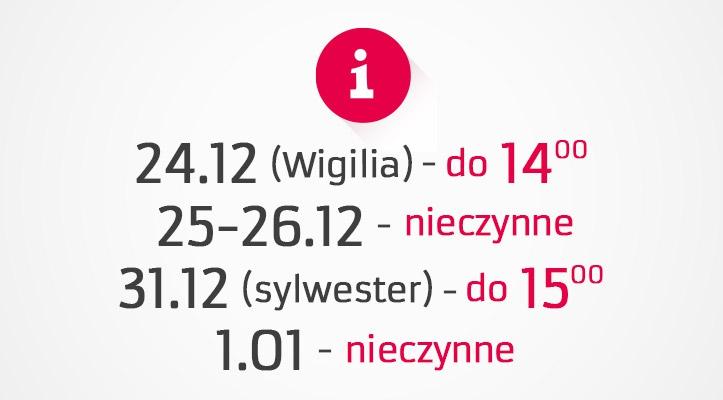 Godziny otwarcia Ptak Outlet w&nbsp;okresie świątecznym