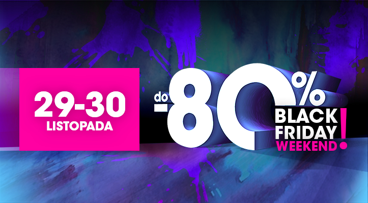 BLACK FRIDAY WEEKEND DO&nbsp;-80% W&nbsp;PTAK OUTLET!