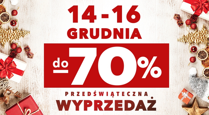 Przedświąteczna wyprzedaż w&nbsp;Ptak Outlet!