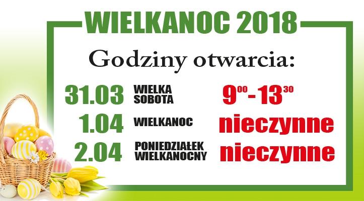 WIELKANOC: GODZINY OTWARCIA