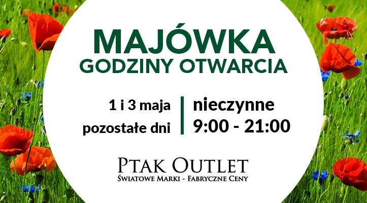 Majówka: Godziny otwarcia