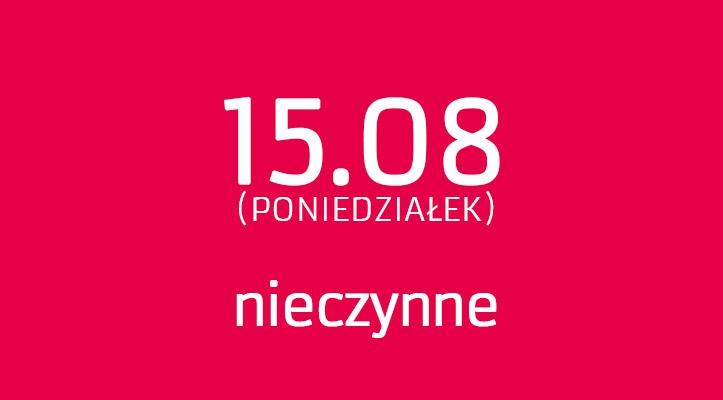 15 sierpnia CH Ptak Outlet nieczynne