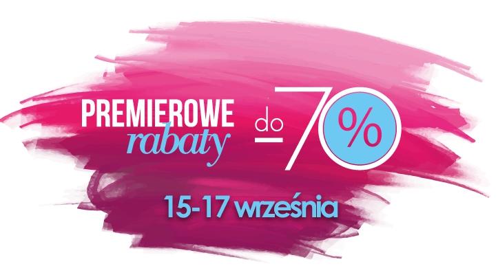PREMIEROWE RABATY DO&nbsp;70%