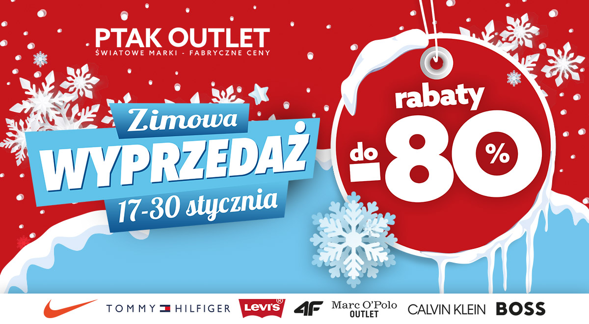 Zimowa wyprzedaż! Zniżki do&nbsp;-80% ❄