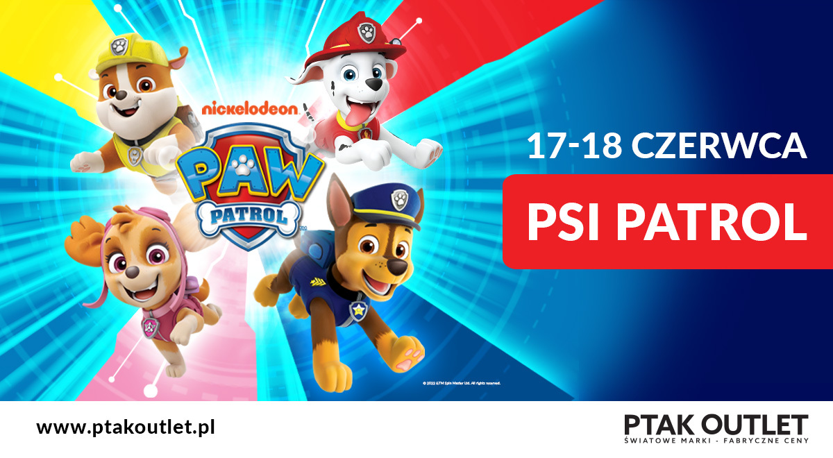 Psi Patrol w&nbsp;Ptak Outlet