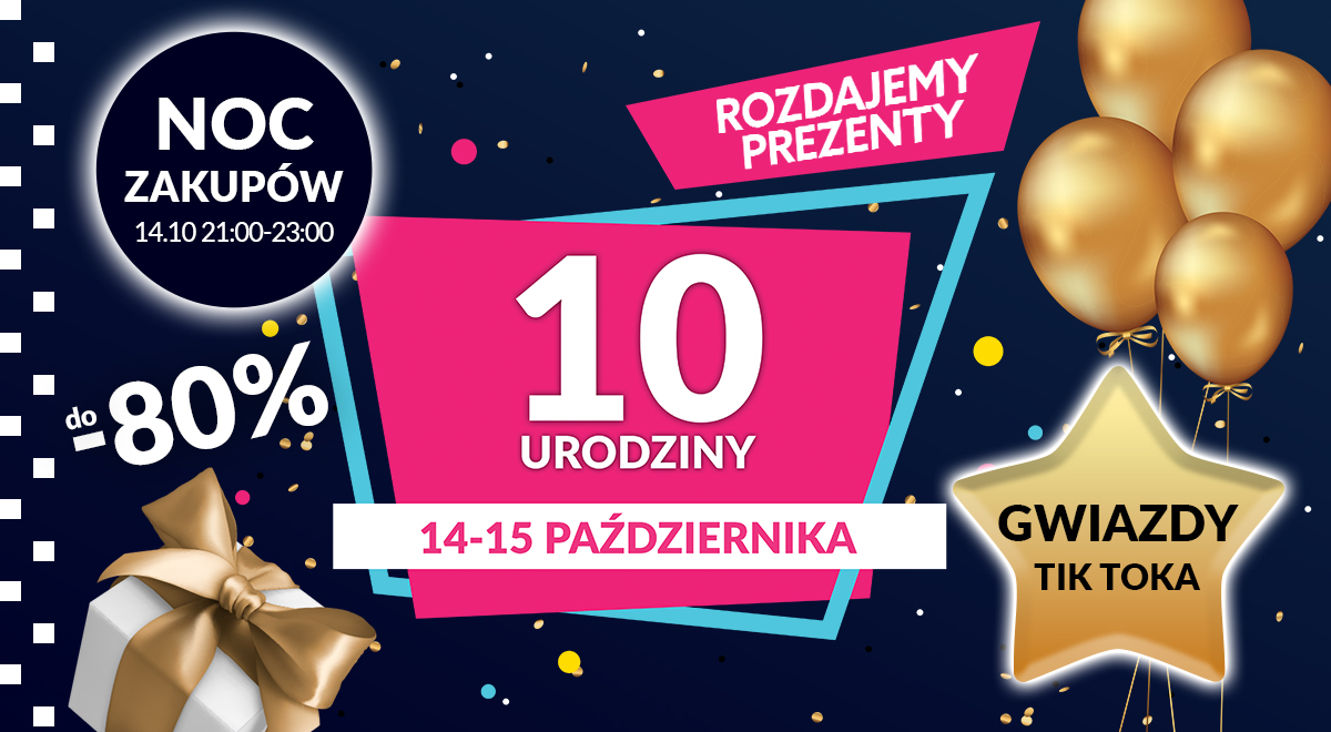 10. Urodziny Ptak Outlet -14 i&nbsp;15 października 2022