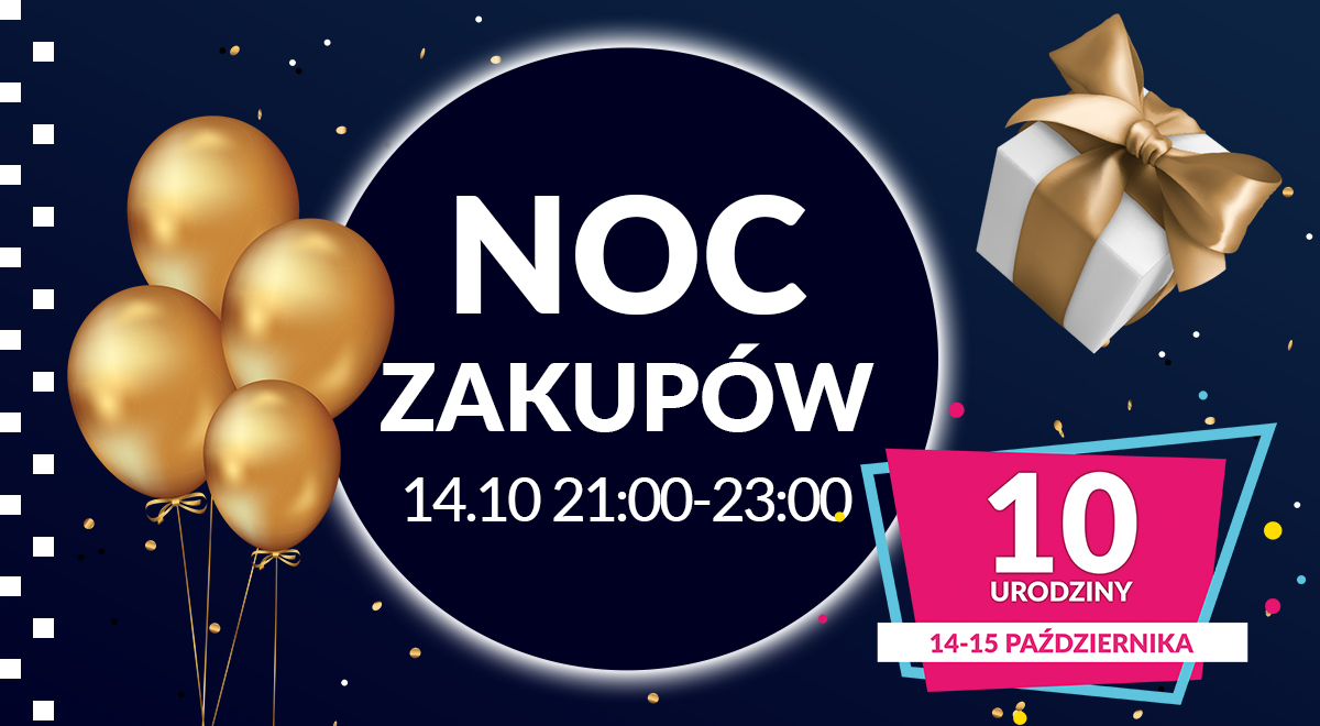 Noc Zakupów w&nbsp;Ptak Outlet -14 października