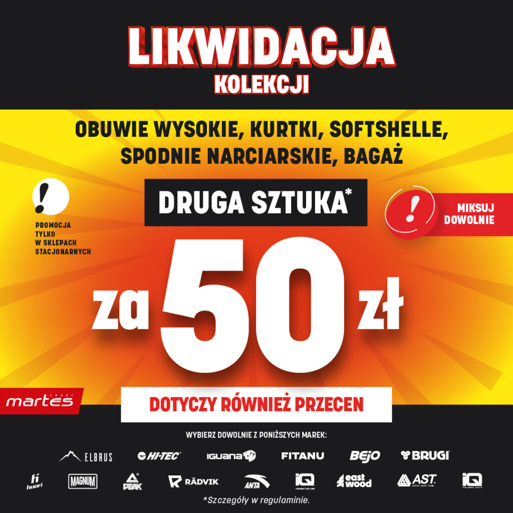 DRUGA SZTUKA ZA&nbsp;50ZŁ