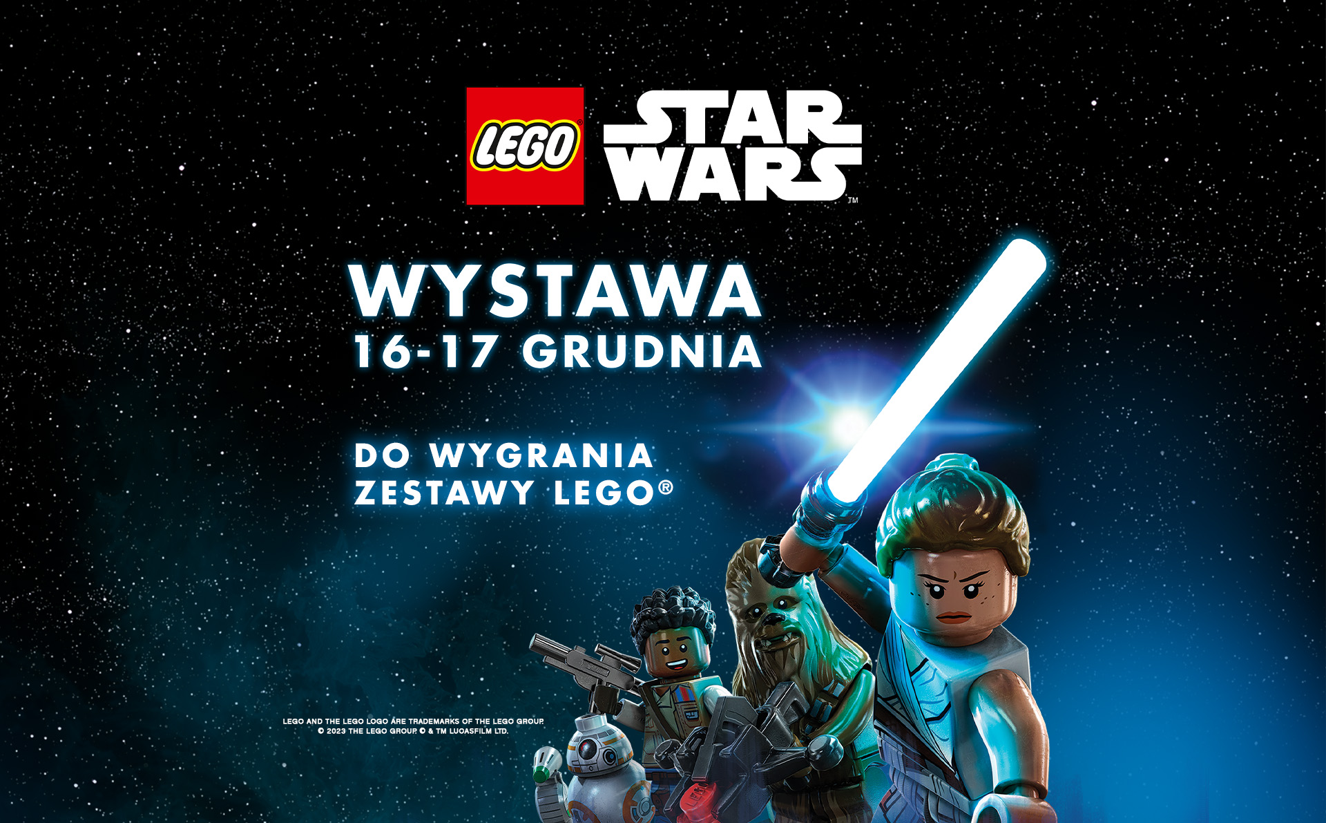 Przedświąteczny sale z&nbsp;wystawą LEGO