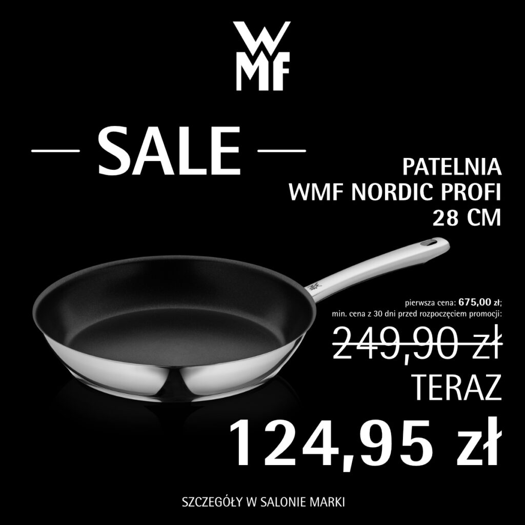 Patelnia WMF nordic profi 28cm za&nbsp;124,95zł