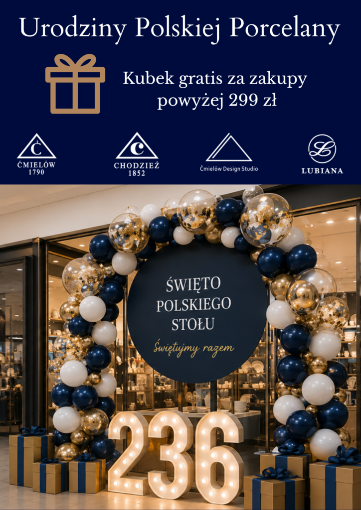 kubek gratis przy zakupach porcelany powyżej 299zł