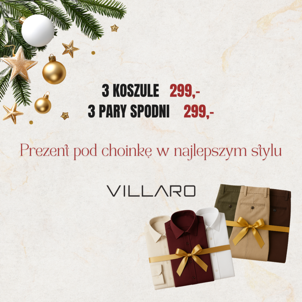 Trzy pary spodni lub trzy koszule za&nbsp;299zł