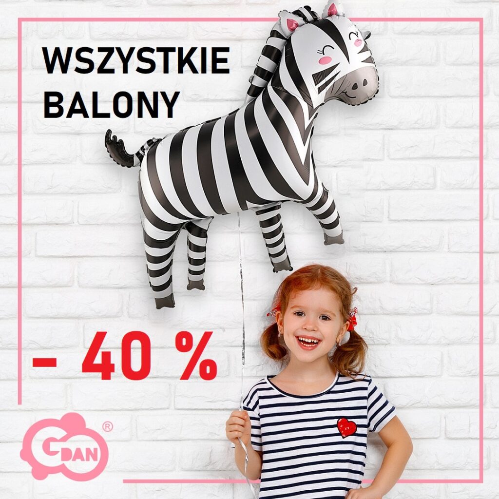 -40% na&nbsp;wszystkie balony GODAN.