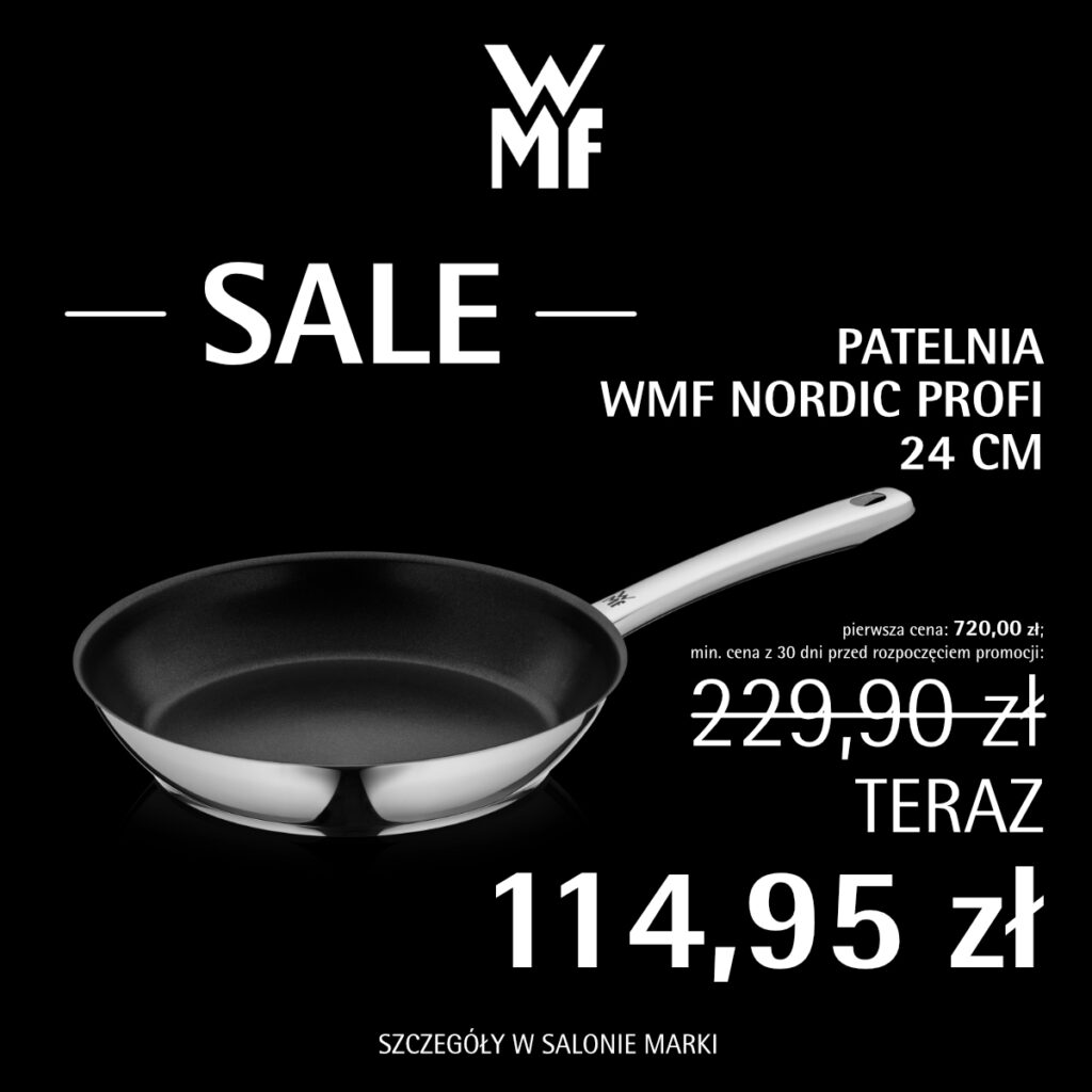 Patelnia WMF nordic profi 24cm za&nbsp;114,95zł