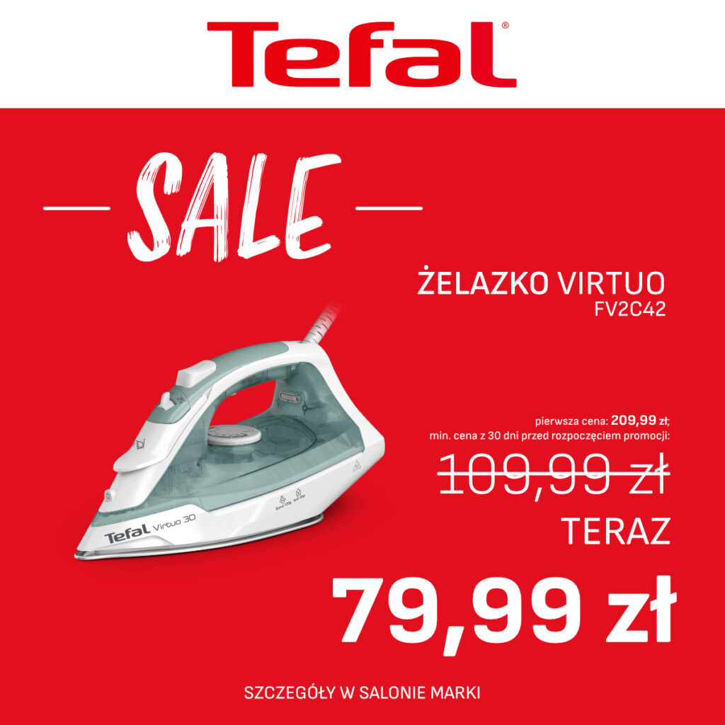 Żelazko Virtuo za&nbsp;79,99zł