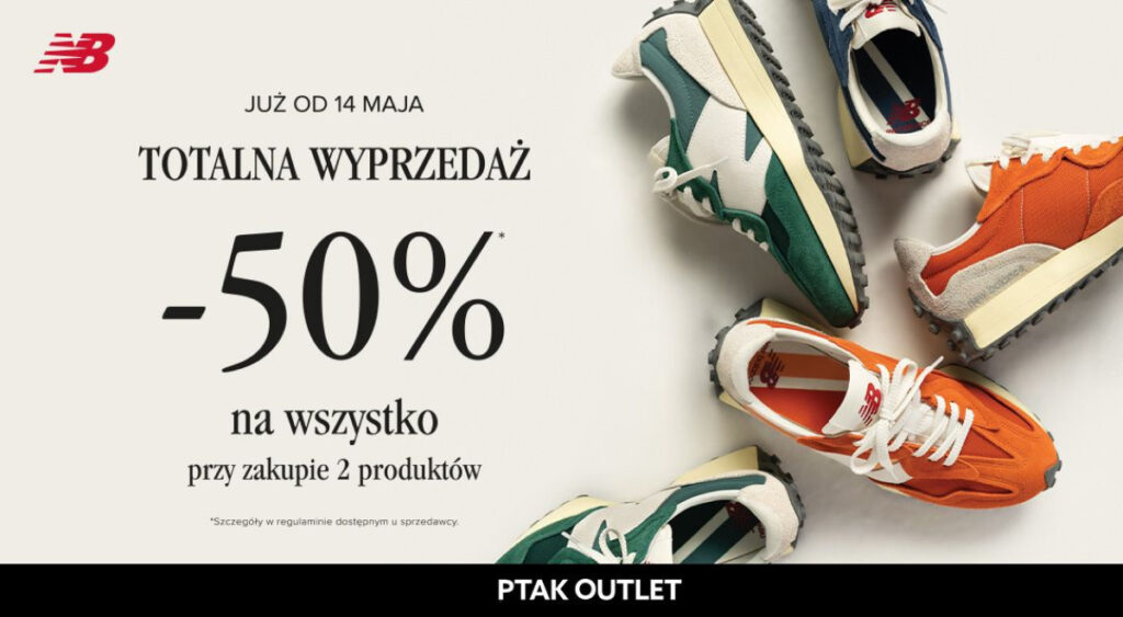 TOTALNA WYPRZEDAŻ W&nbsp;SALONIE NEW BALANCE