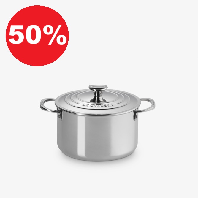garnek 24cm ze&nbsp;stali 3PLY PLUS 5 litrów za&nbsp;572,50zł