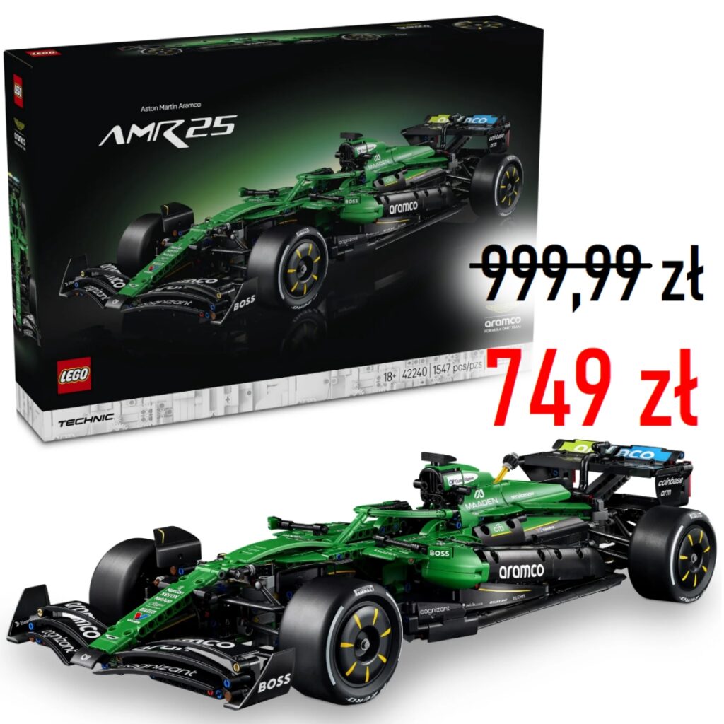 Zestaw Technic Bolid F1® Aston Martin Aramco za&nbsp;749 zł