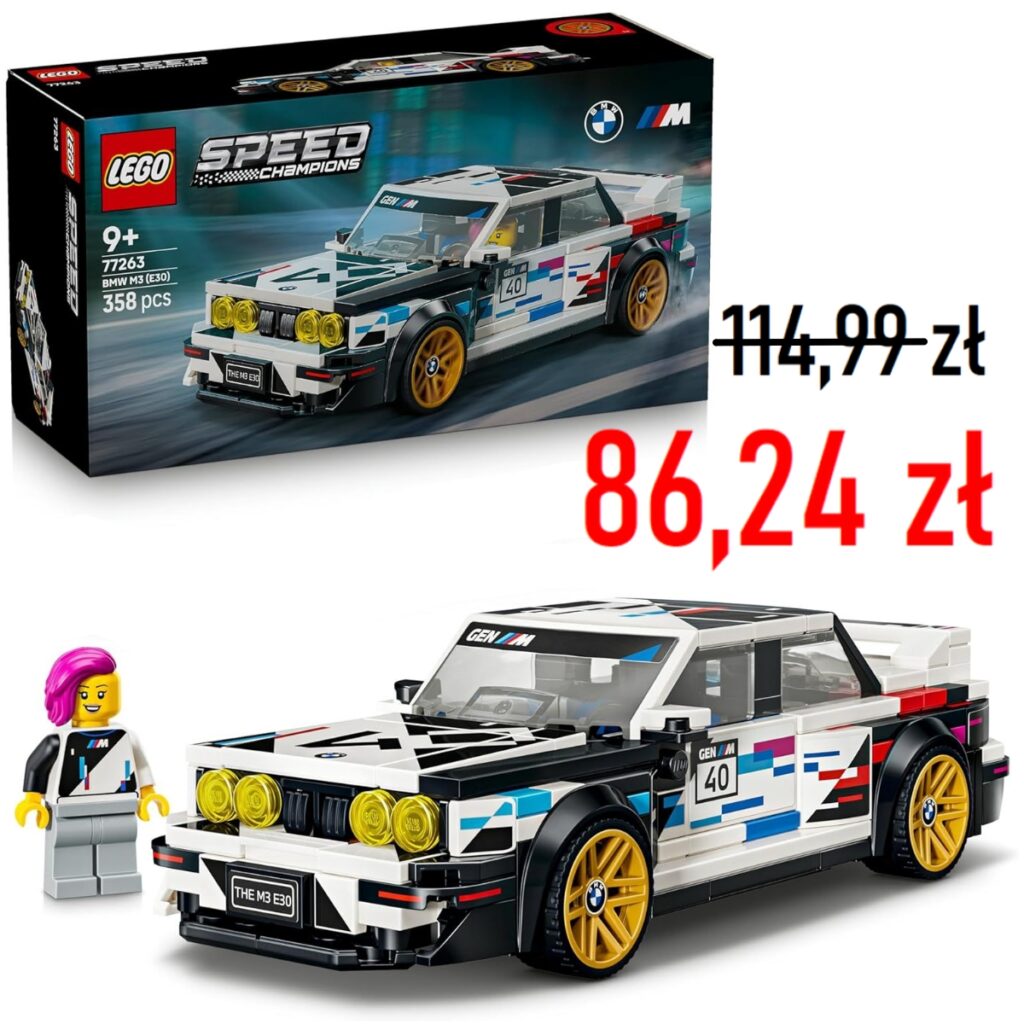 Zestaw Speed Champions BMW M3 77263 za&nbsp;86,24 zł