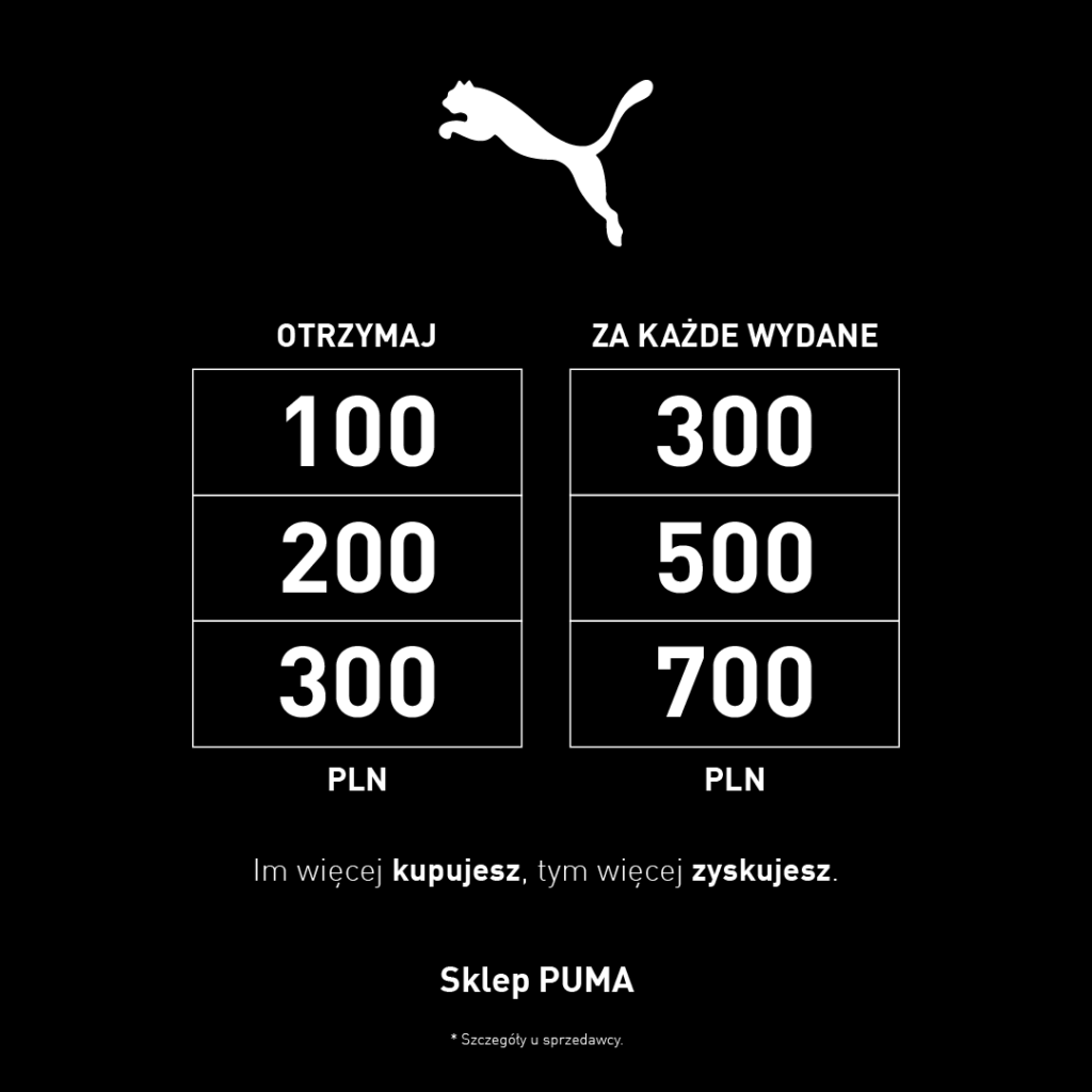 Otrzymaj 100 pln za&nbsp;wydane 300 pln